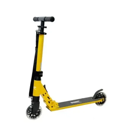 Складной самокат Rideoo 120 City Yellow LED колёса