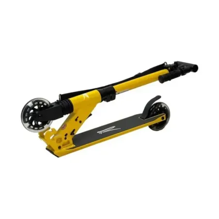Складной самокат Rideoo 120 City Yellow LED колёса