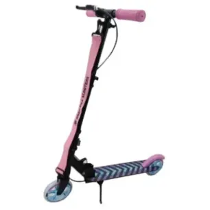 Детский самокат Raven Pastelle Black/Pink 145мм с ручным тормозом и передним Детский самокат Raven Pastelle Black/Pink 145мм с ручным тормозом и передним