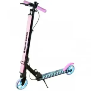 Детский самокат Raven Pastelle Black/Pink 145мм с ручным тормозом и передним Детский самокат Raven Pastelle Black/Pink 145мм с ручным тормозом и передним