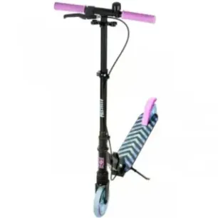 Детский самокат Raven Pastelle Black/Pink 145мм с ручным тормозом и передним Детский самокат Raven Pastelle Black/Pink 145мм с ручным тормозом и передним