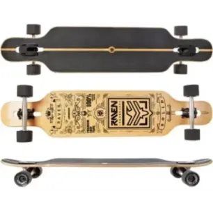 Longboard Raven Solid (pikk), ABEC9, 70mm