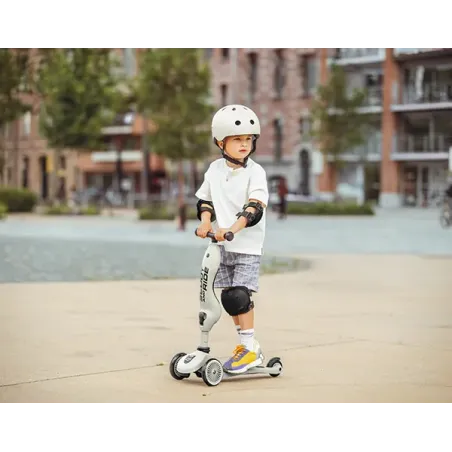 Komplekt Scoot And Ride Highwaykick 1 Rose + Kiiver + Kaitsmed