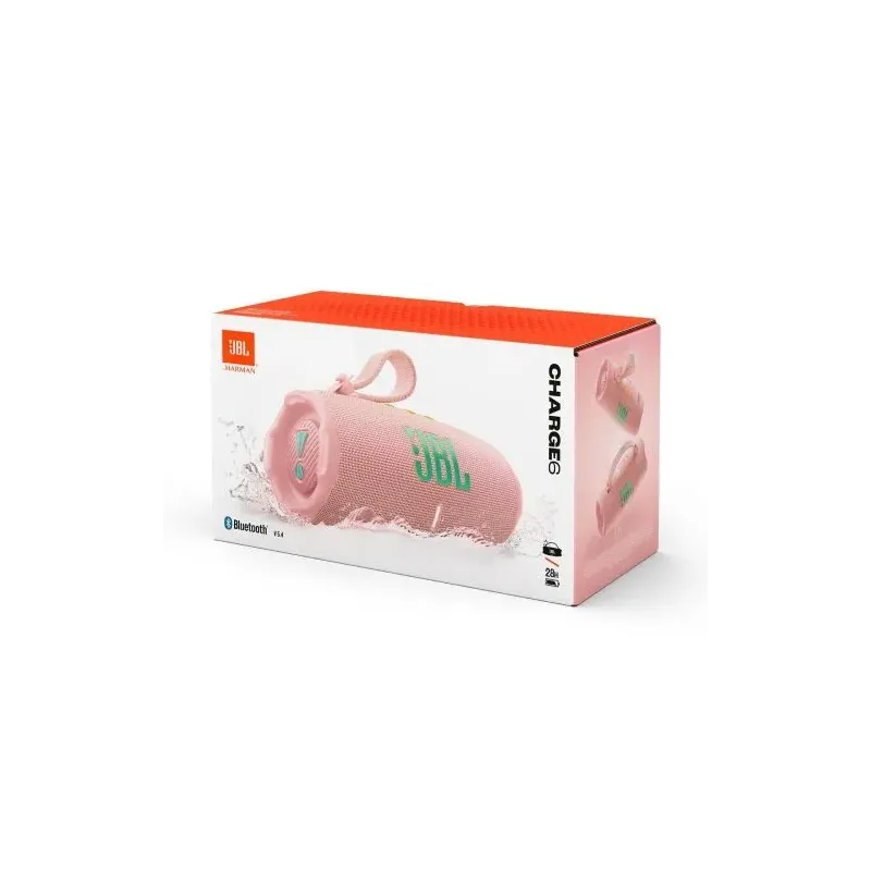 JBL Charge 6 Bluetooth Wireless Speaker Pink EU