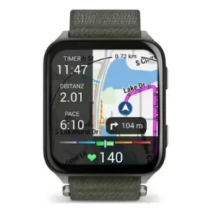 Garmin Venu X1 5.08 cm (2") AMOLED Digital 448 x 486 pixels Touchscreen Grey Wi-Fi GPS (satellite)