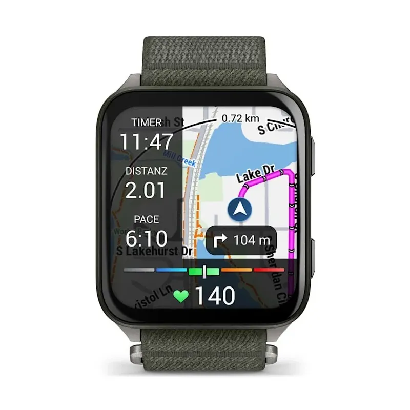 Garmin Venu X1 5.08 cm (2") AMOLED Digital 448 x 486 pixels Touchscreen Grey Wi-Fi GPS (satellite)