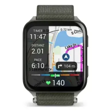 Garmin Venu X1 5.08 cm (2") AMOLED Digital 448 x 486 pixels Touchscreen Grey Wi-Fi GPS (satellite)