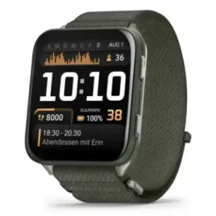 Garmin Venu X1 5.08 cm (2") AMOLED Digital 448 x 486 pixels Touchscreen Grey Wi-Fi GPS (satellite)