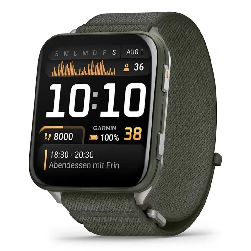 Garmin Venu X1 5.08 cm (2") AMOLED Digital 448 x 486 pixels Touchscreen Grey Wi-Fi GPS (satellite)