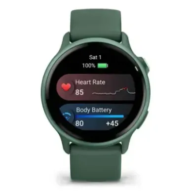 Garmin vívoactive 6 3.05 cm (1.2") AMOLED 42 mm Digital 390 x 390 pixels Touchscreen Green Wi-Fi GPS (satellite)