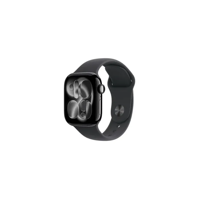 Apple Watch Series 11 (2025) GPS 42mm Jet Black Alu Case, Black Sport Band S/M EU MEQT4