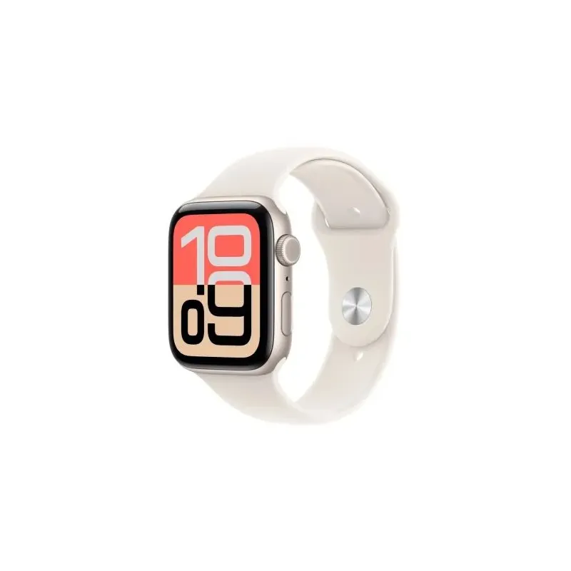 Apple Watch SE 3 (2025) GPS 40mm Starlight Alu Case, Starlight Sport Band S/M EU MEH34