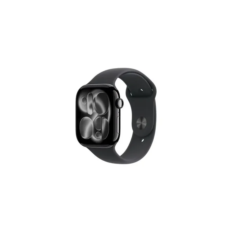 Apple Watch Series 11 (2025) GPS 46mm Jet Black Alu Case, Black Sport Band S/M EU MEUW4