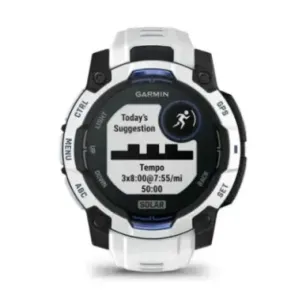Garmin Instinct 2.29 cm (0.9") MIP 45 mm Digital 176 x 176 pixels Touchscreen Black, White GPS (satellite)