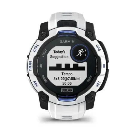 Garmin Instinct 2.29 cm (0.9") MIP 45 mm Digital 176 x 176 pixels Touchscreen Black, White GPS (satellite)