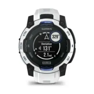 Garmin Instinct 2.29 cm (0.9") MIP 45 mm Digital 176 x 176 pixels Touchscreen Black, White GPS (satellite)