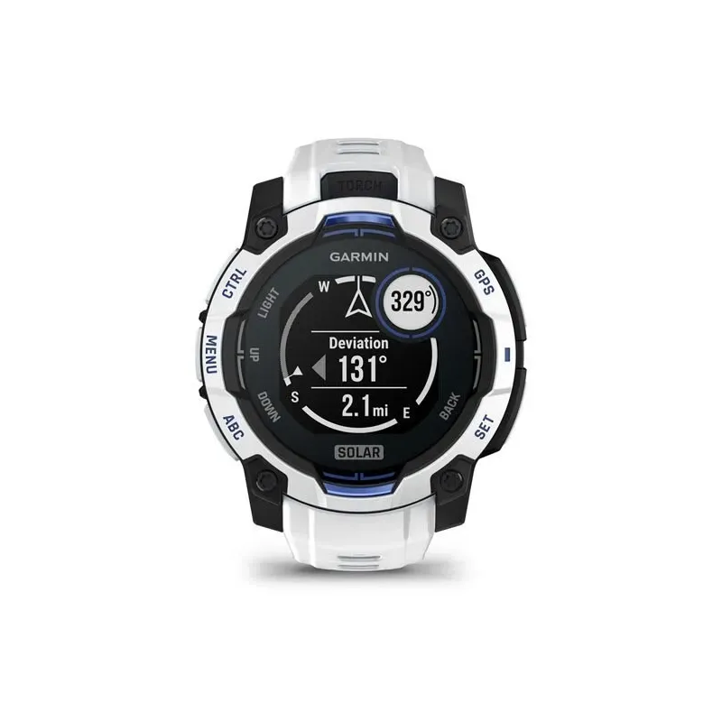 Garmin Instinct 2.29 cm (0.9") MIP 45 mm Digital 176 x 176 pixels Touchscreen Black, White GPS (satellite)