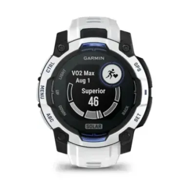 Garmin Instinct 2.29 cm (0.9") MIP 45 mm Digital 176 x 176 pixels Touchscreen Black, White GPS (satellite)