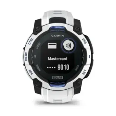 Garmin Instinct 2.29 cm (0.9") MIP 45 mm Digital 176 x 176 pixels Touchscreen Black, White GPS (satellite)