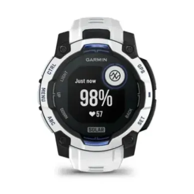 Garmin Instinct 2.29 cm (0.9") MIP 45 mm Digital 176 x 176 pixels Touchscreen Black, White GPS (satellite)