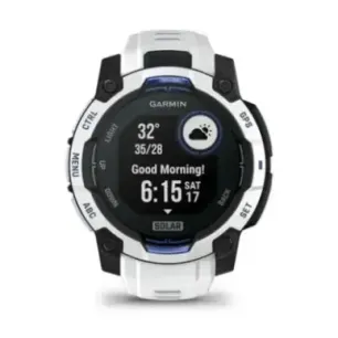 Garmin Instinct 2.29 cm (0.9") MIP 45 mm Digital 176 x 176 pixels Touchscreen Black, White GPS (satellite)