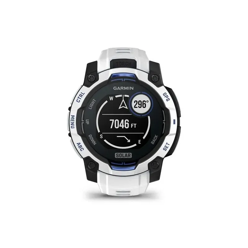 Garmin Instinct 2.29 cm (0.9") MIP 45 mm Digital 176 x 176 pixels Touchscreen Black, White GPS (satellite)