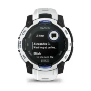 Garmin Instinct 2.29 cm (0.9") MIP 45 mm Digital 176 x 176 pixels Touchscreen Black, White GPS (satellite)