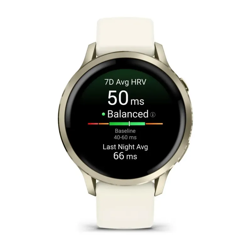 Garmin Venu 4 3.05 cm (1.2") AMOLED 41 mm Digital 390 x 390 pixels Touchscreen Gold Wi-Fi GPS (satellite)