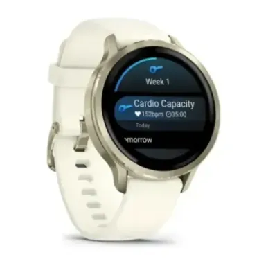 Garmin Venu 4 3.05 cm (1.2") AMOLED 41 mm Digital 390 x 390 pixels Touchscreen Gold Wi-Fi GPS (satellite)