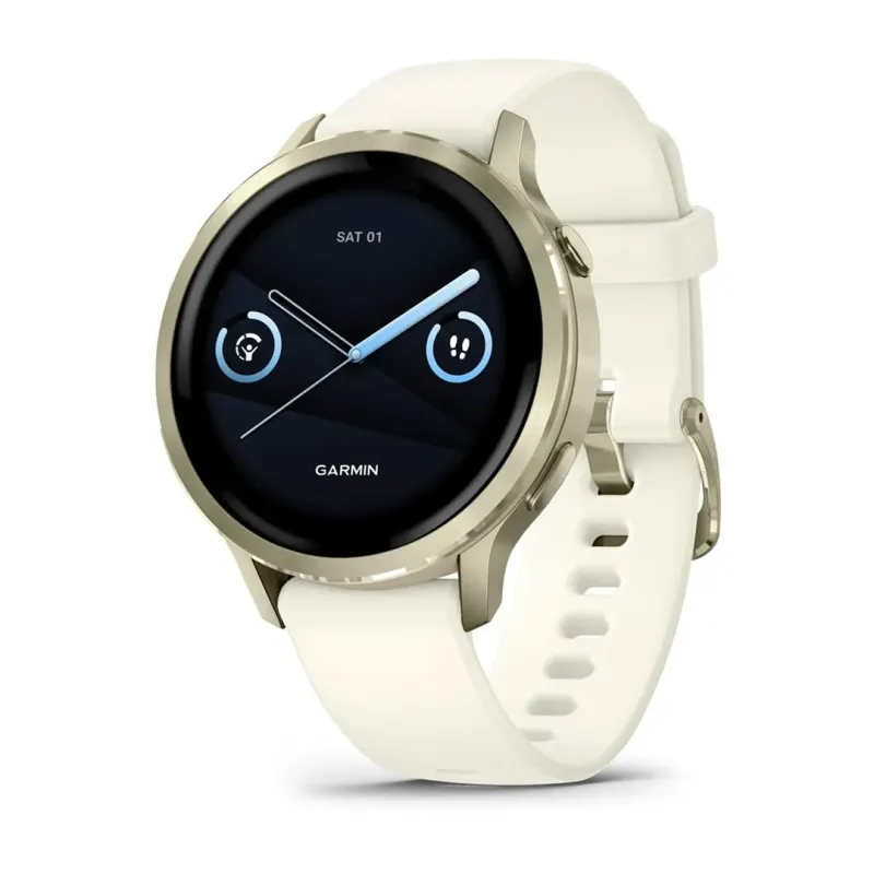 Garmin Venu 4 3.05 cm (1.2") AMOLED 41 mm Digital 390 x 390 pixels Touchscreen Gold Wi-Fi GPS (satellite)