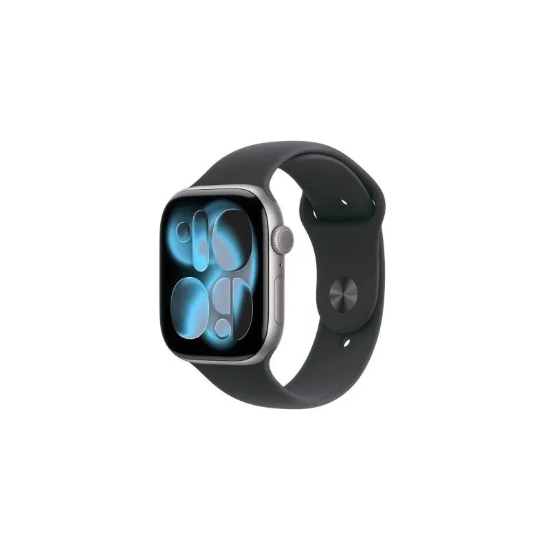 Apple Watch Series 11 (2025) GPS 46mm Space Gray Alu Case, Black Sport Band M/L EU MEV44