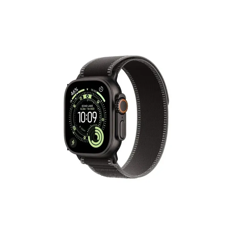 Apple Watch Ultra 3 (2025) GPS + Cellular 5G 49mm Black Titanium Case with Charcoal Trail Loop M/L EU MF1H4
