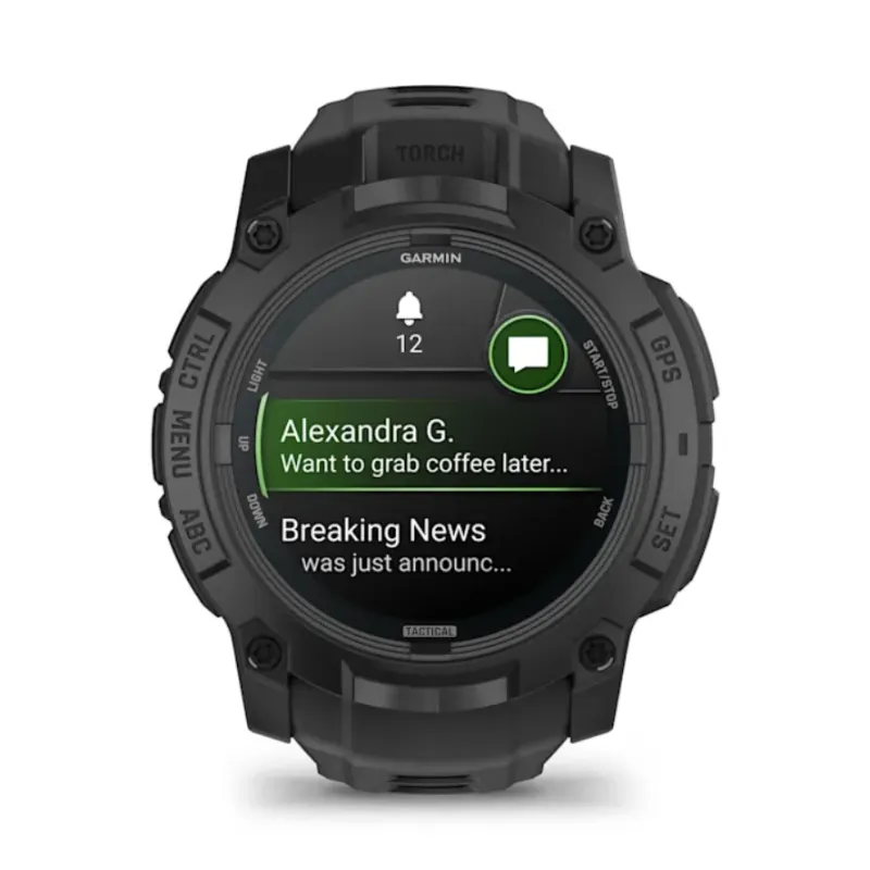 Garmin Instinct 3 50mm Amoled Tactical Edition Black (010-03020-50)