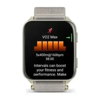 Garmin Venu X1 5.08 cm (2") AMOLED Digital 448 x 486 pixels Touchscreen Gold, Titanium Wi-Fi GPS (satellite)