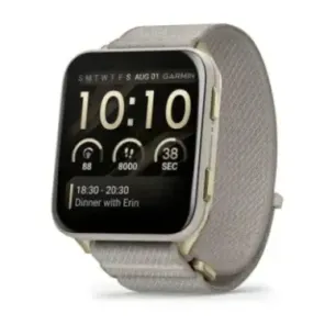 Garmin Venu X1 5.08 cm (2") AMOLED Digital 448 x 486 pixels Touchscreen Gold, Titanium Wi-Fi GPS (satellite)