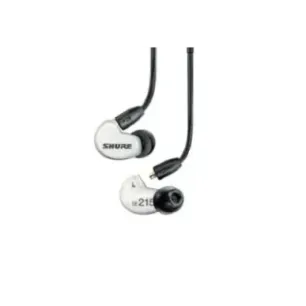 Shure AONIC 215 - in-ear headphones with single transducer and 3.5mm cable (white)