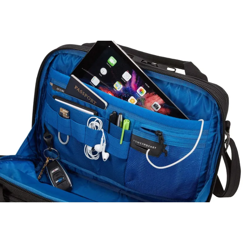 Thule C2LB-113 Crossover 2 Fits up to size 13.3 " Messenger - Briefcase Black Shoulder strap