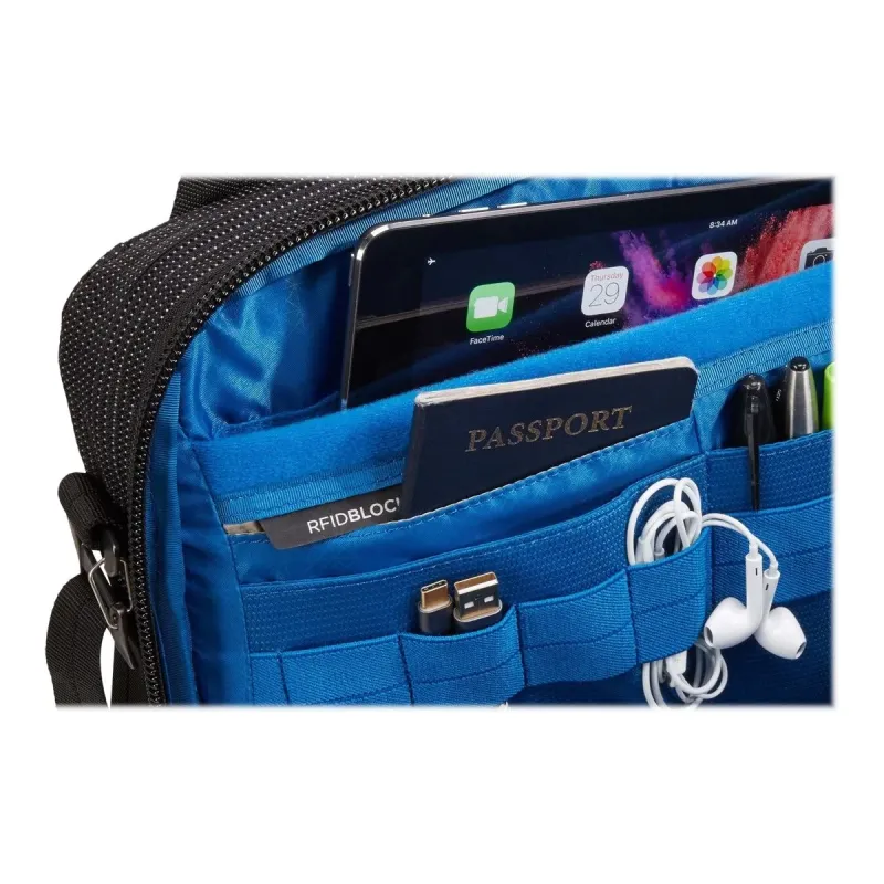 Thule C2LB-113 Crossover 2 Fits up to size 13.3 " Messenger - Briefcase Black Shoulder strap