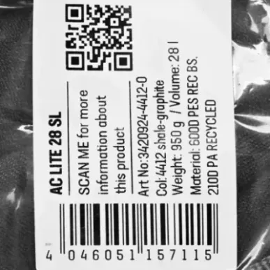 DEUTER AC LITE 28 SL SHALE-GRAPHITE HIKING BACKPACK