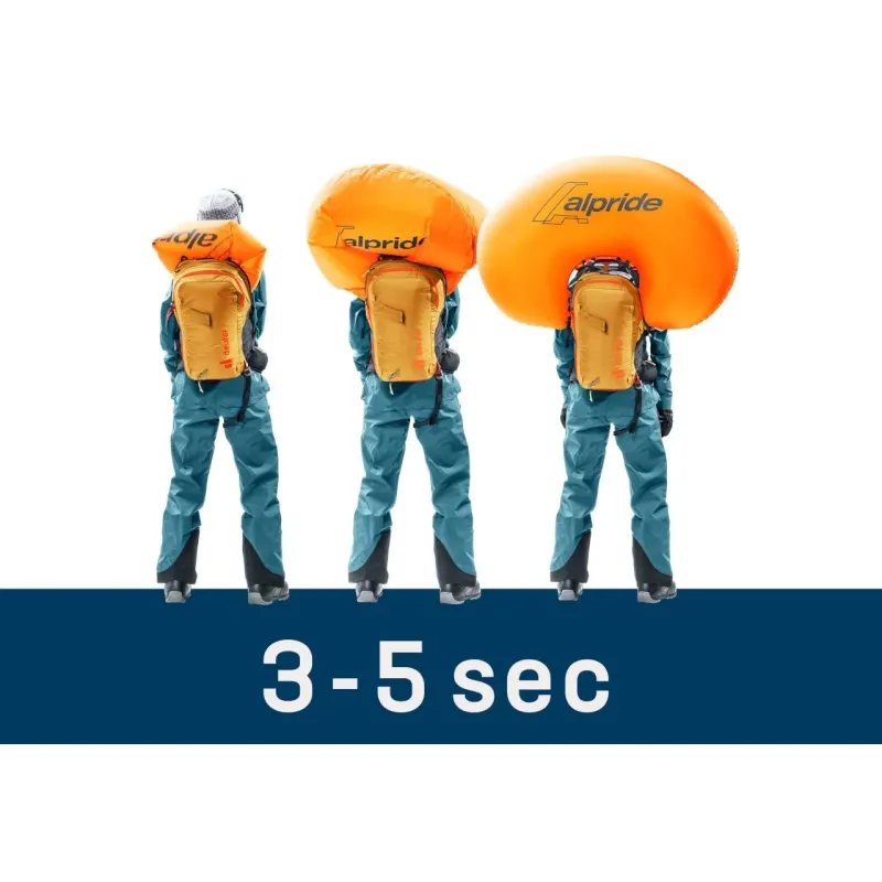 Deuter Alproof Lite 20 SL cinnamon/black - avalanche rucksack