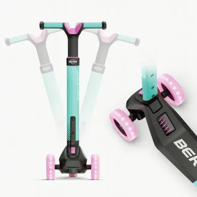 Самокат BERG Nexo LED – детский трёхколёсный самокат с LED колесами