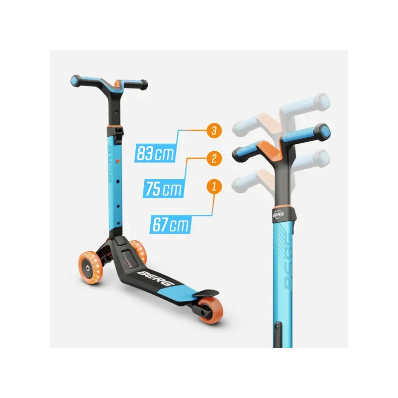 BERG Nexo LED – laste kolmerattaline tõuks LED esiratastega