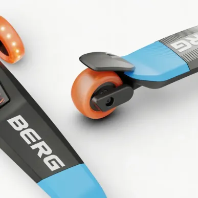 Самокат BERG Nexo LED – детский трёхколёсный самокат с LED колесами