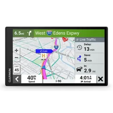 Garmin DriveSmart 76 navigator Fixed 17.8 cm (7") TFT Touchscreen 239.6 g Black
