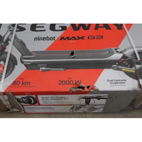 SALE OUT. Ninebot by Segway eKickScooter MAX G3 E Segway MAX G3 E eKickScooter 2000 W Up to 25 km/h 11 " |