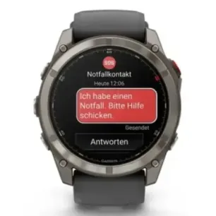 Garmin fēnix 8 Pro 3.56 cm (1.4") AMOLED 51 mm Digital 454 x 454 pixels Touchscreen Graphite, Titanium Wi-Fi GPS