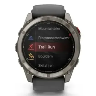 Garmin fēnix 8 Pro 3.56 cm (1.4") AMOLED 51 mm Digital 454 x 454 pixels Touchscreen Graphite, Titanium Wi-Fi GPS