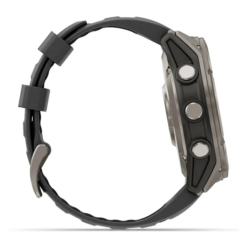 Garmin fēnix 8 Pro 3.56 cm (1.4") AMOLED 51 mm Digital 454 x 454 pixels Touchscreen Graphite, Titanium Wi-Fi GPS