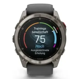 Garmin fēnix 8 Pro 3.56 cm (1.4") AMOLED 51 mm Digital 454 x 454 pixels Touchscreen Graphite, Titanium Wi-Fi GPS