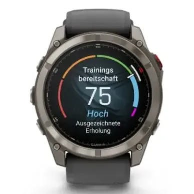 Garmin fēnix 8 Pro 3.56 cm (1.4") AMOLED 51 mm Digital 454 x 454 pixels Touchscreen Graphite, Titanium Wi-Fi GPS